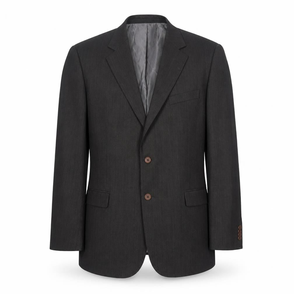 James Barry Men's Black 44R Suit Jacket Blazer