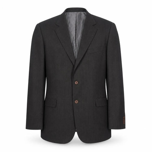 James Barry Men's Black 44R Suit Jacket Blazer