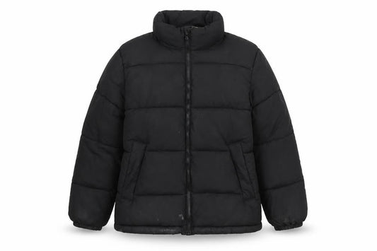 H&M Women's Black Puffer Jacket Size 12 Winter Coat