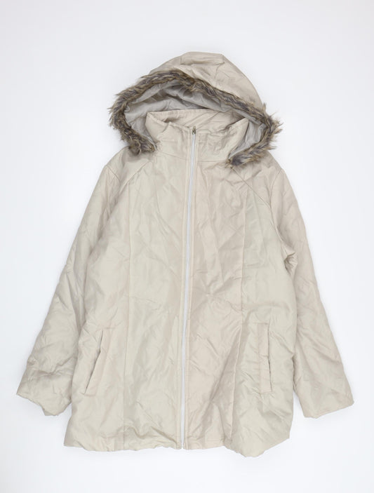 Anne De LanCay Women's Beige Puffer Jacket - M