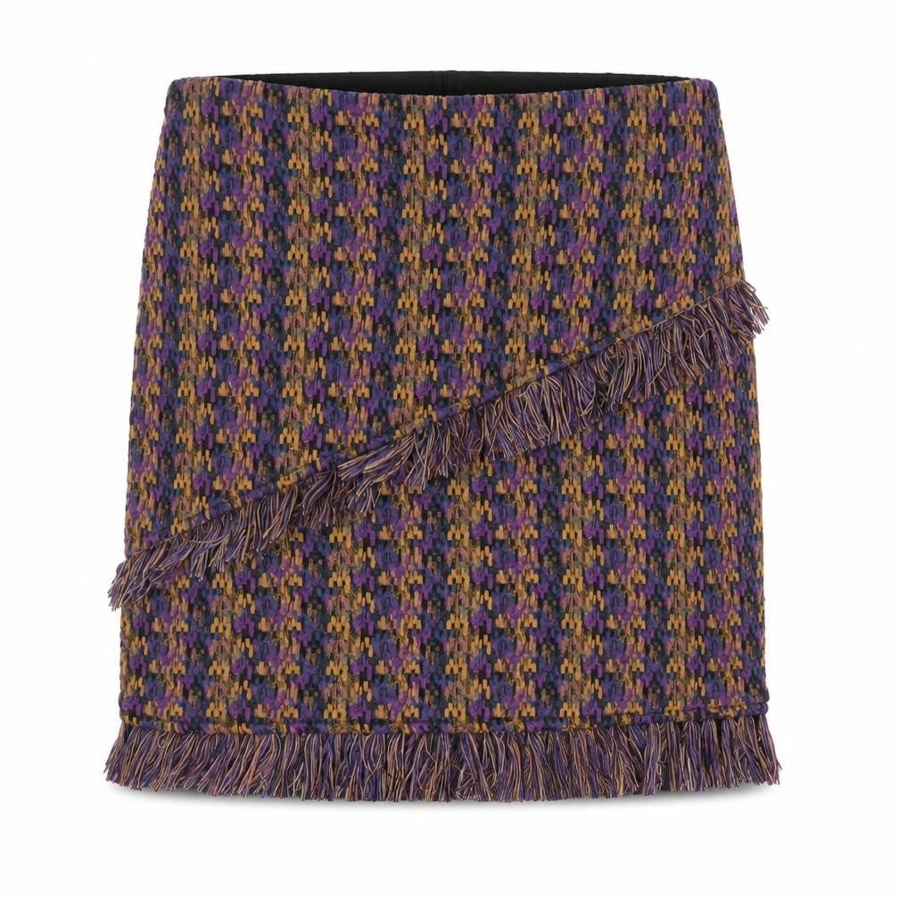 Noisy May Women's Multicoloured Tweed Skirt M