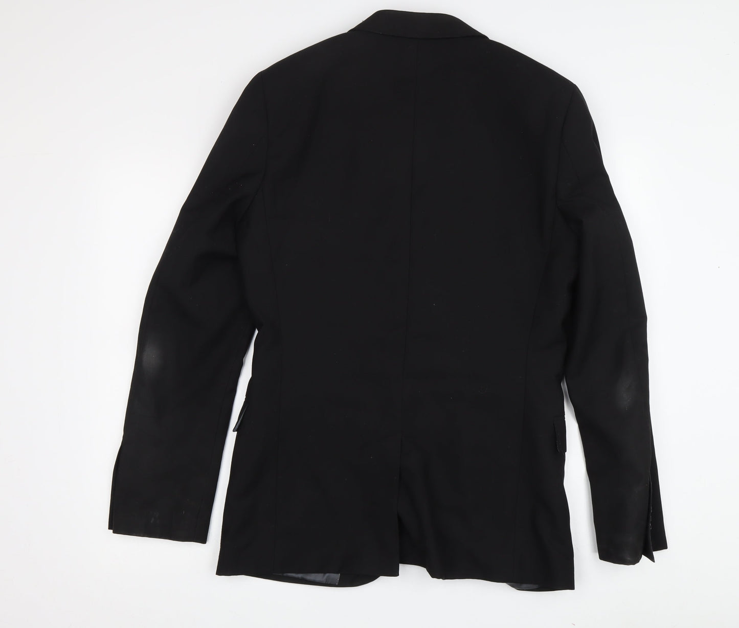 Topman Men's Black Slim Fit Blazer, Size 36