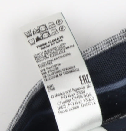 Marks & Spencer Men's Grey Slim Fit Trousers
