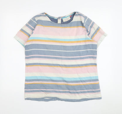 Brakeburn Women's Multicoloured Striped T-Shirt, Size 14