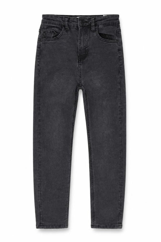 Bershka Girls Grey Straight Jeans, Size 6 - Stylish & Comfy