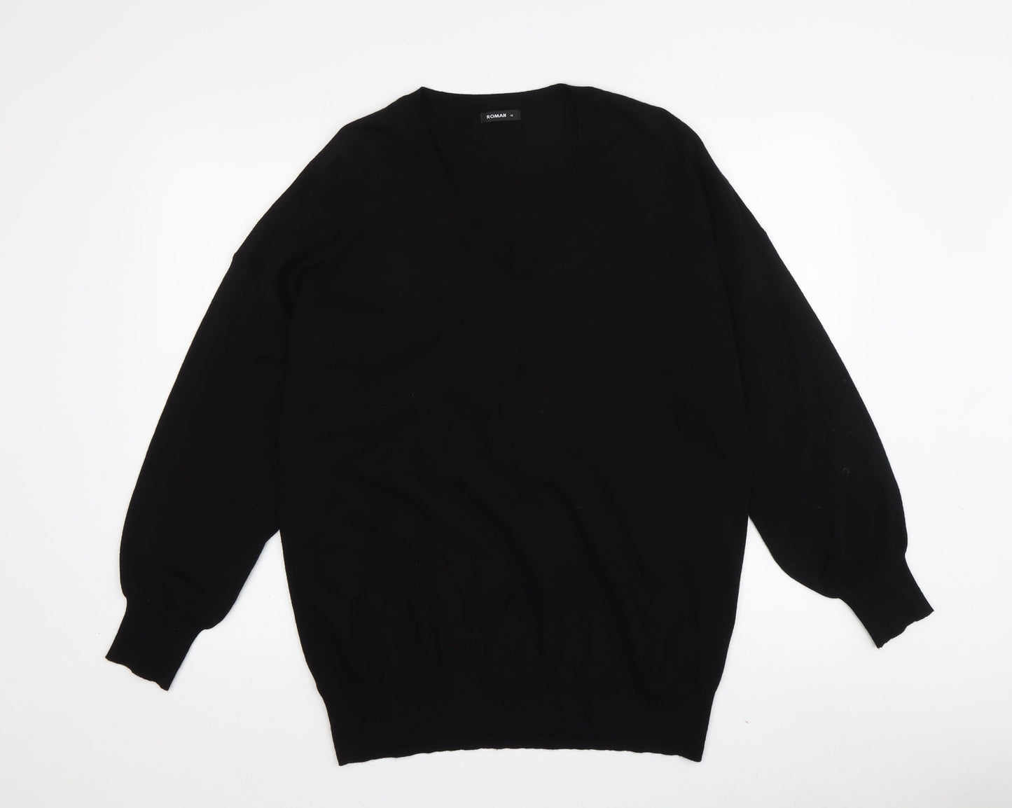 Roman Women's Black Pullover Jumper Size 14
