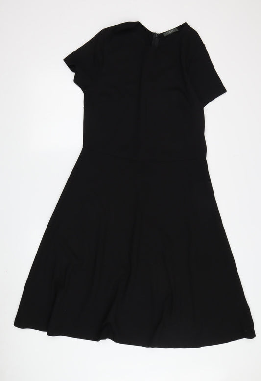 KIOMI Women's Black Fit & Flare Dress Size 14