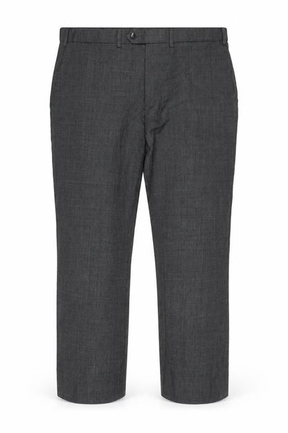 Marks & Spencer Men's Grey Regular Fit Trousers, Size 44