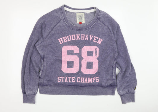 Brookhaven Women's Purple Pullover Sweatshirt, Size Unspecified