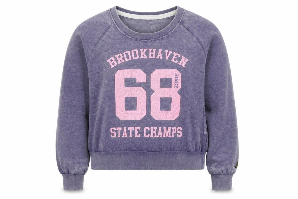 Brookhaven Women's Purple Pullover Sweatshirt, Size Unspecified