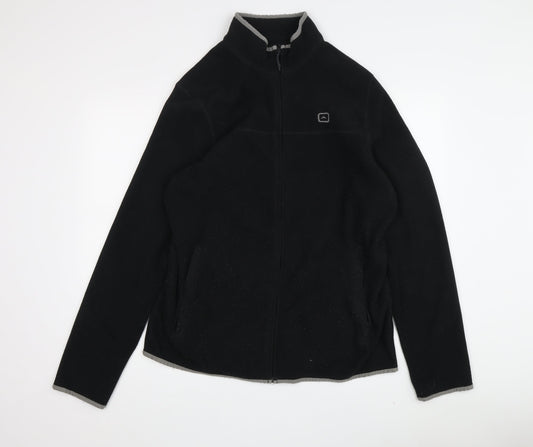 Outbound Men's Black Fleece Jacket L - Casual Lightweight