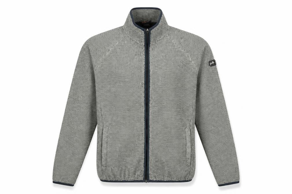 Trespass Men's Grey Wool Jacket L Full Zip Casual