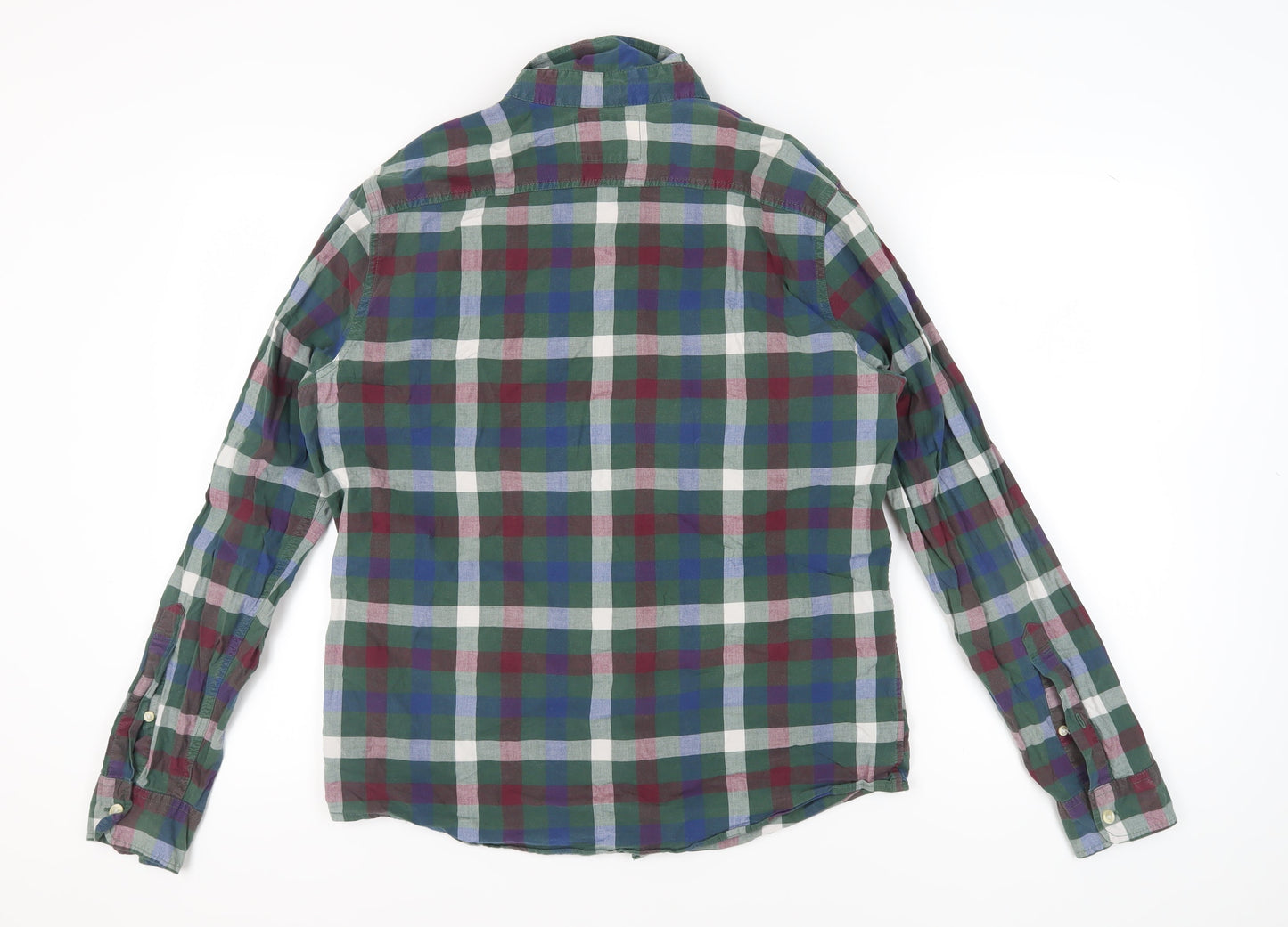 Hollister Men's Multicoloured Plaid Shirt XL