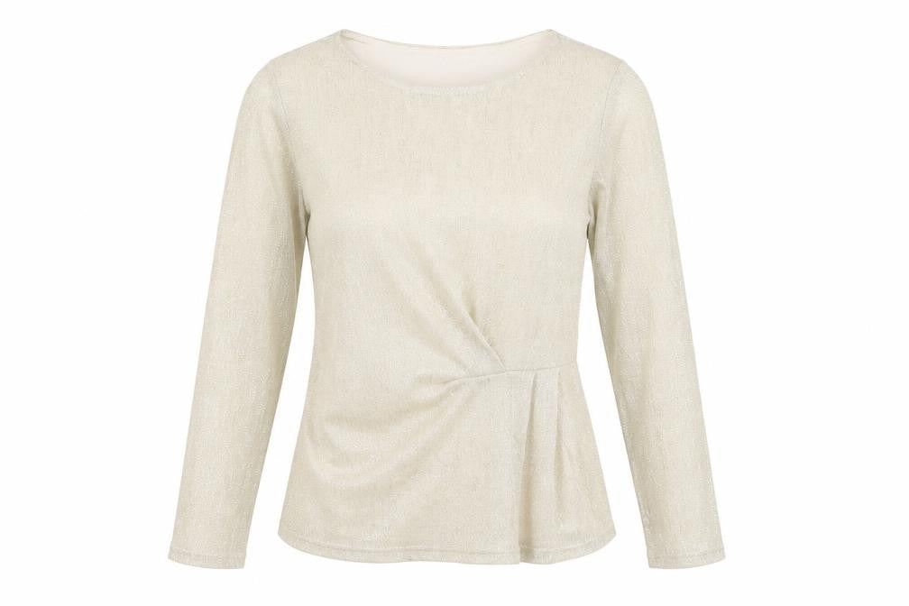 Marks & Spencer Women's Beige Size 10 Basic Blouse