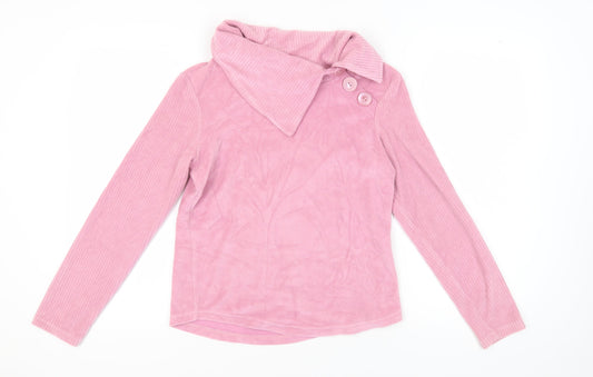 Marks and Spencer Women's Pink Pullover Sweatshirt S