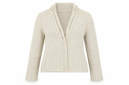 Per Una Women's Beige Cardigan M Acrylic