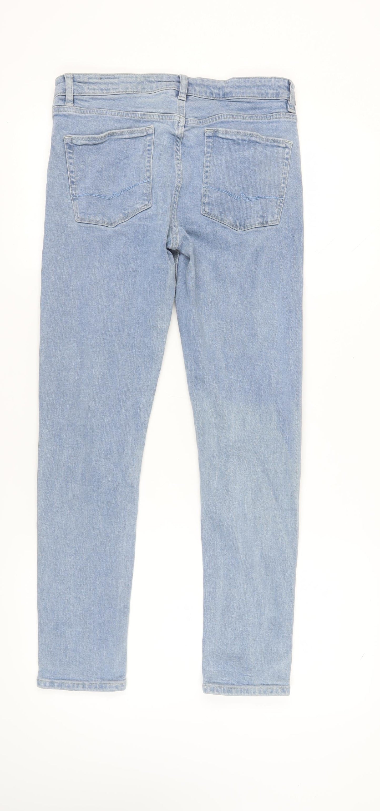 ASOS Men's Blue Slim Straight Jeans 32W 32L