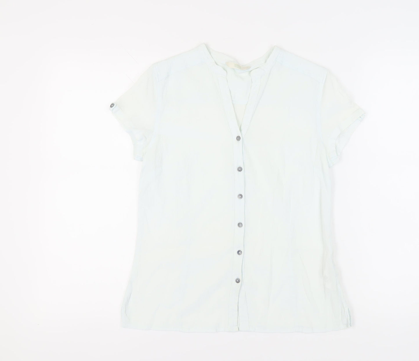 Marks and Spencer Women's Blue Blouse Size 10