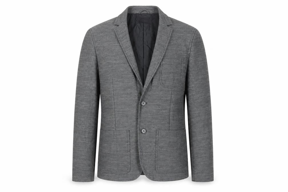 H&M Grey Men's Blazer, Size 36, Regular Fit