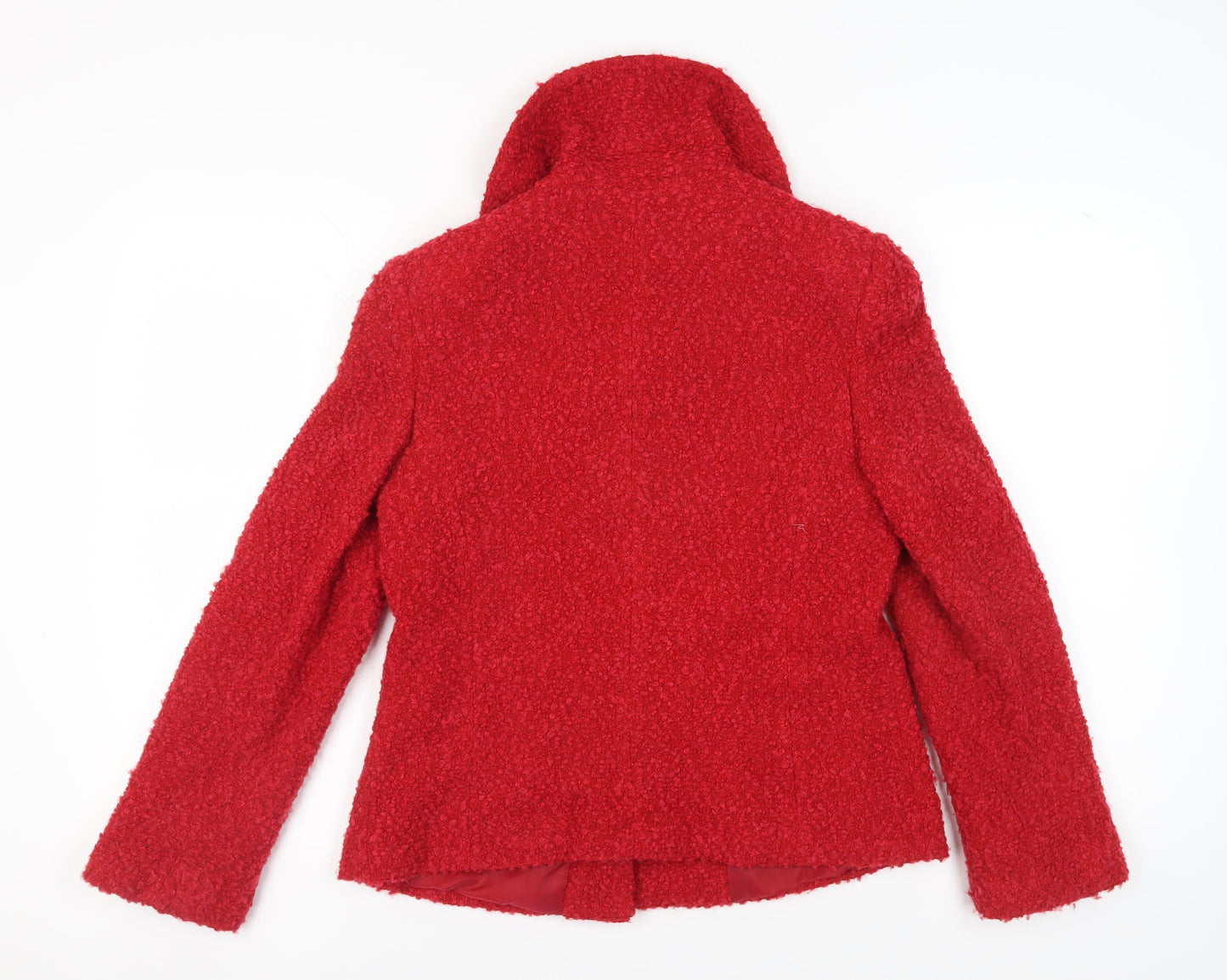 EWM Women's Red Wool Short Coat - Size 12