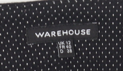 Warehouse Women's Black Slim Trousers Size 12