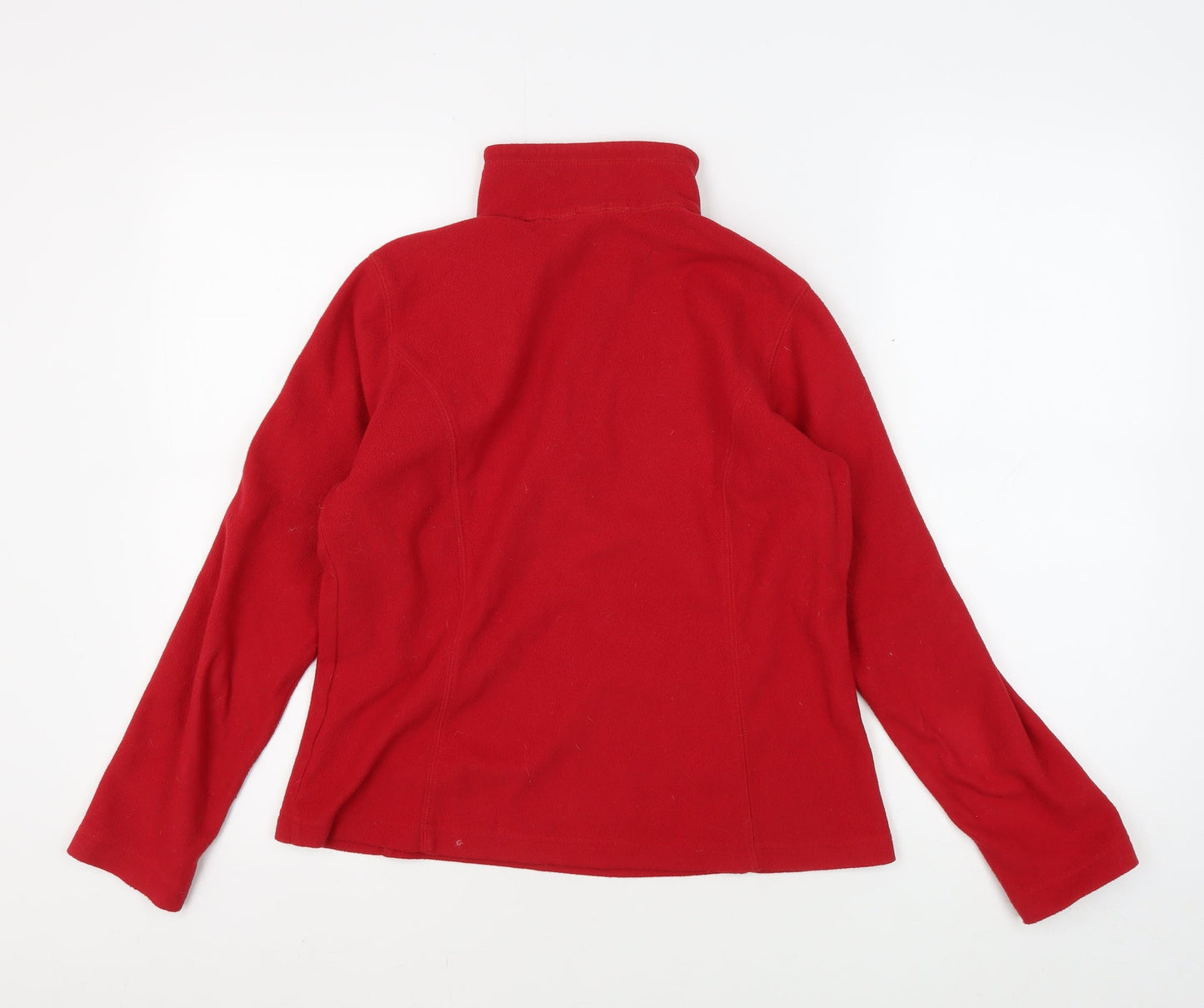 Lands' End Women's Red XS Fleece Pullover Sweatshirt