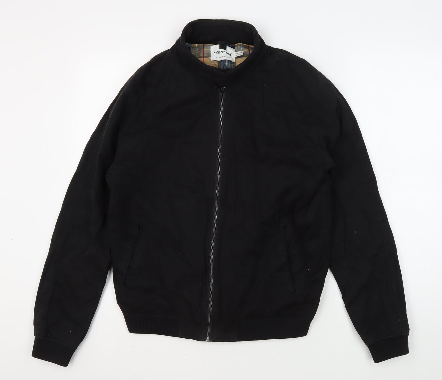 Topman Men's Black S Bomber Jacket