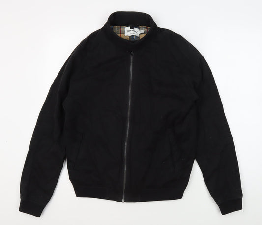 Topman Men's Black S Bomber Jacket