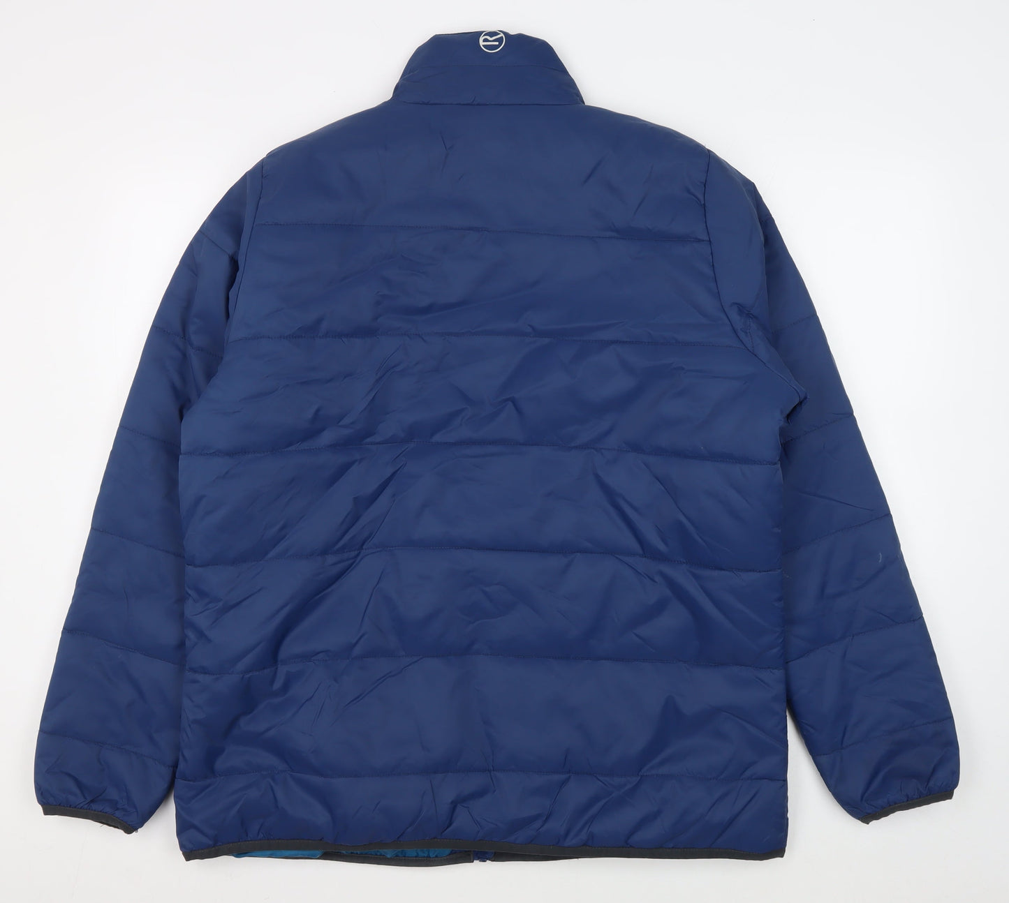 Regatta Men's Blue Mid-Length Puffer Jacket, Size 20 Plus