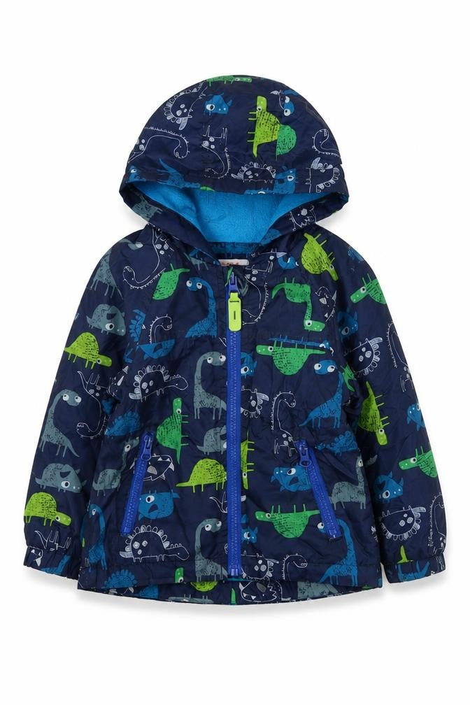 Bluezoo Unisex Dinosaur Rain Coat Blue 18-24 Mths