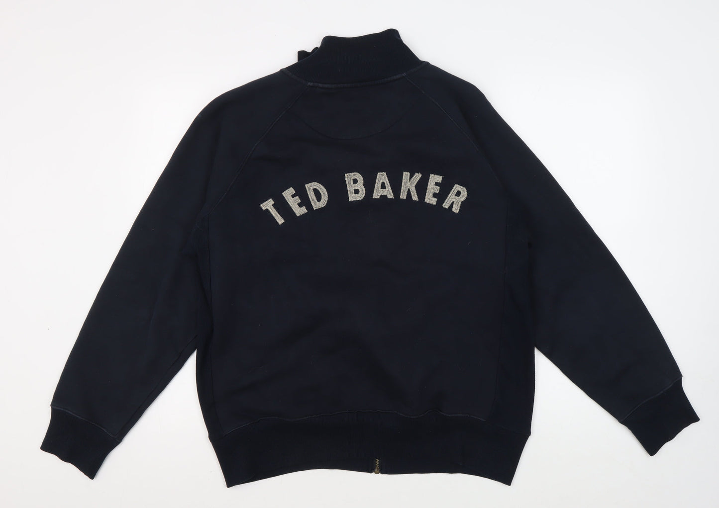 Ted Baker Men's Black Basic Jacket - Stand-Up Collar, M