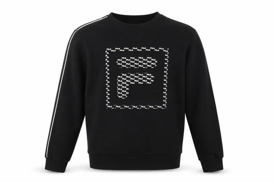 Fila Men's Black Pullover Sweatshirt M Graphic