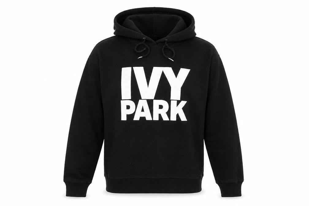 Ivy Park Unisex Black XS Pullover Hoodie Logo