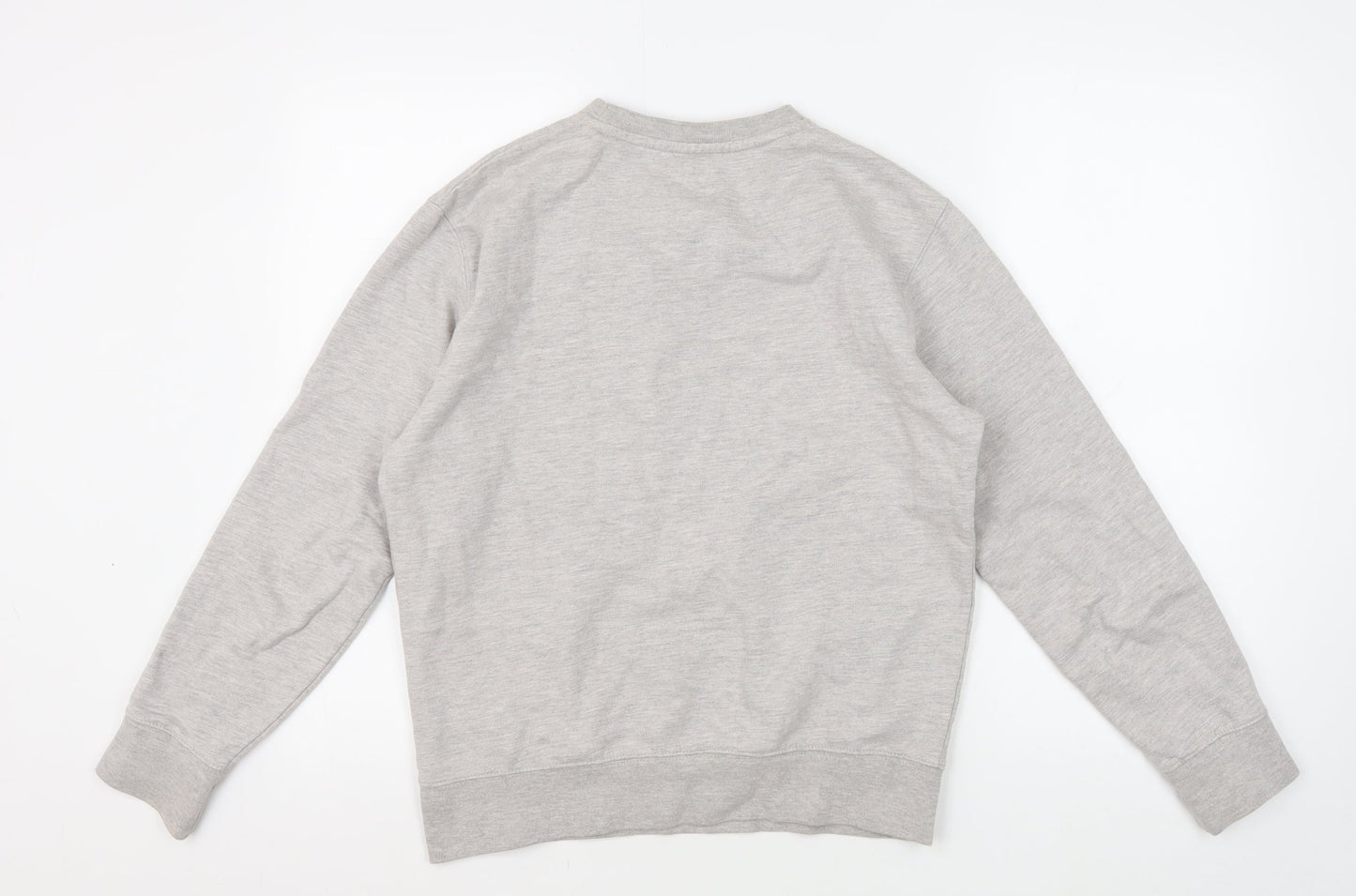 Schott Men's Grey Crew Neck Pullover Sweatshirt Size S