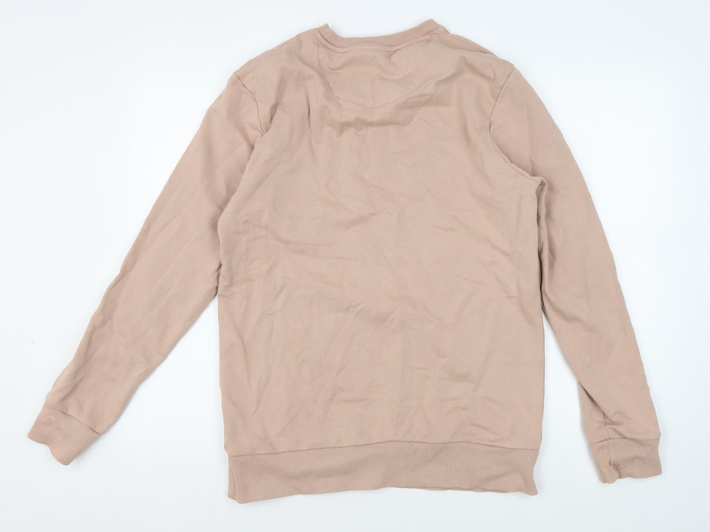 Next Beige Men's Sweatshirt, Medium, Graphic College Style