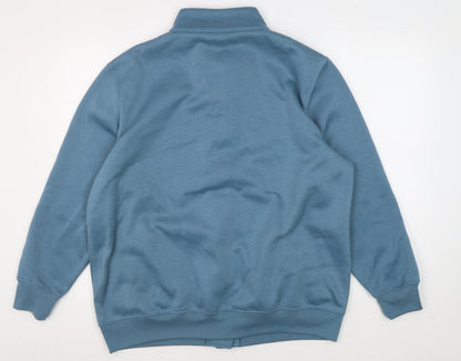 Damart Women's Blue Snap Closure Jacket Size 18