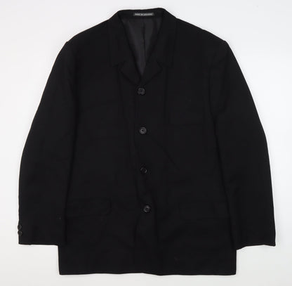 Jeff Banks Men's Black Suit Jacket 42R Regular Fit