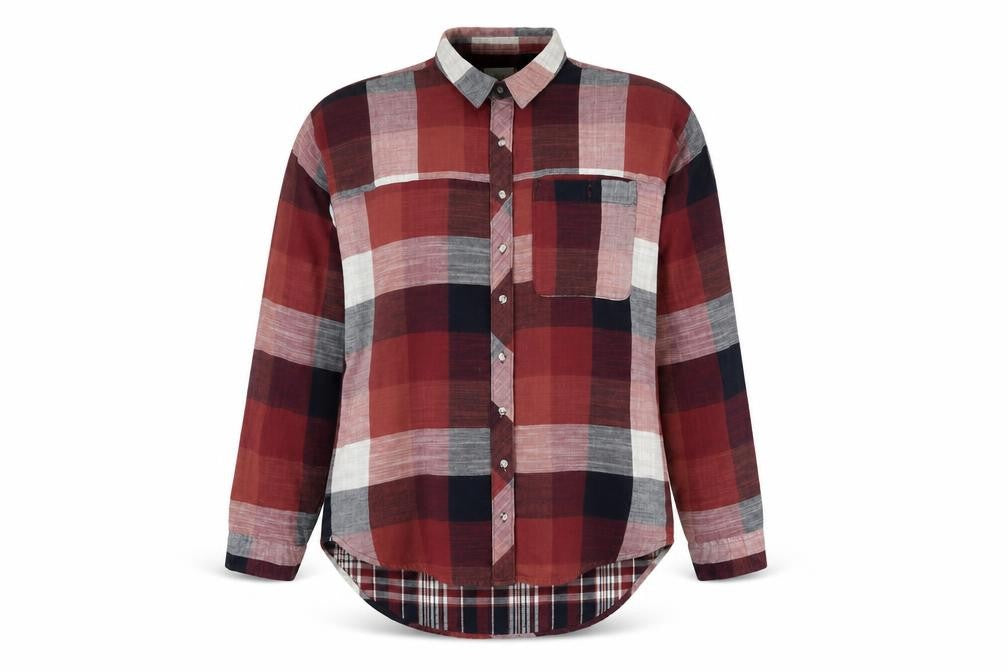 Next Women's Multicoloured Plaid Button-Up Shirt