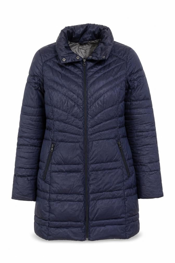 Bernardo Women's Blue Puffer Jacket M Winter Warm