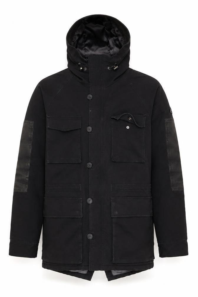 IKKS Men's Black Military Jacket Size M