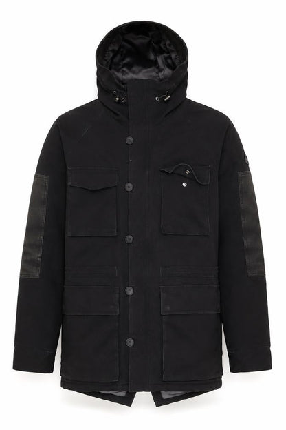 IKKS Men's Black Military Jacket Size M