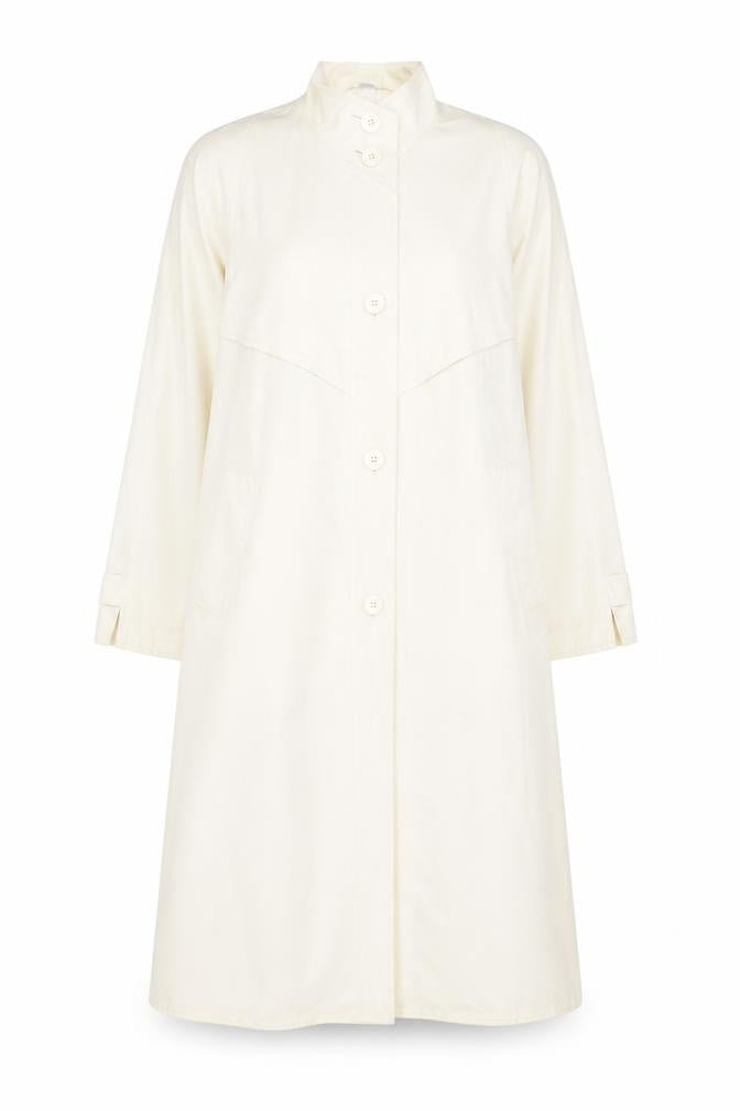Four Seasons Women's Ivory Long Coat Size 10