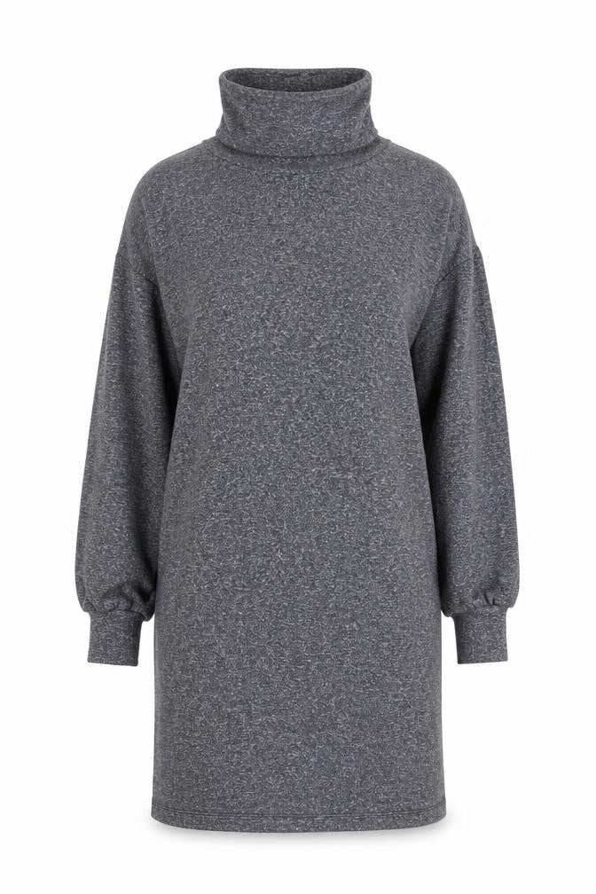 ASOS DESIGN Women’s Grey High Neck Jumper Dress, Size 10