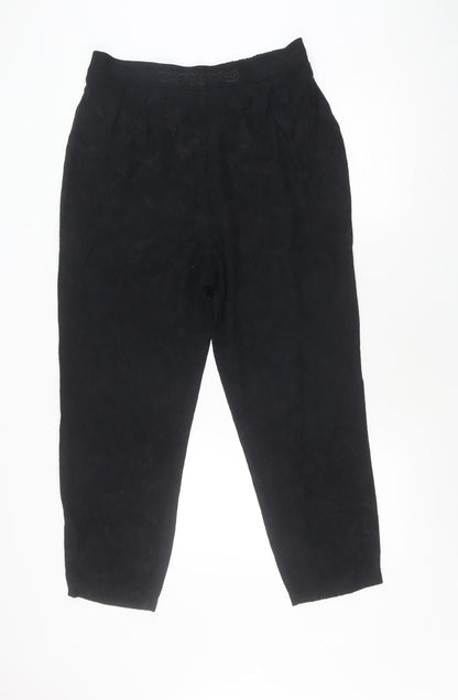 OPUS Women's Black Relaxed Trousers - Size 16