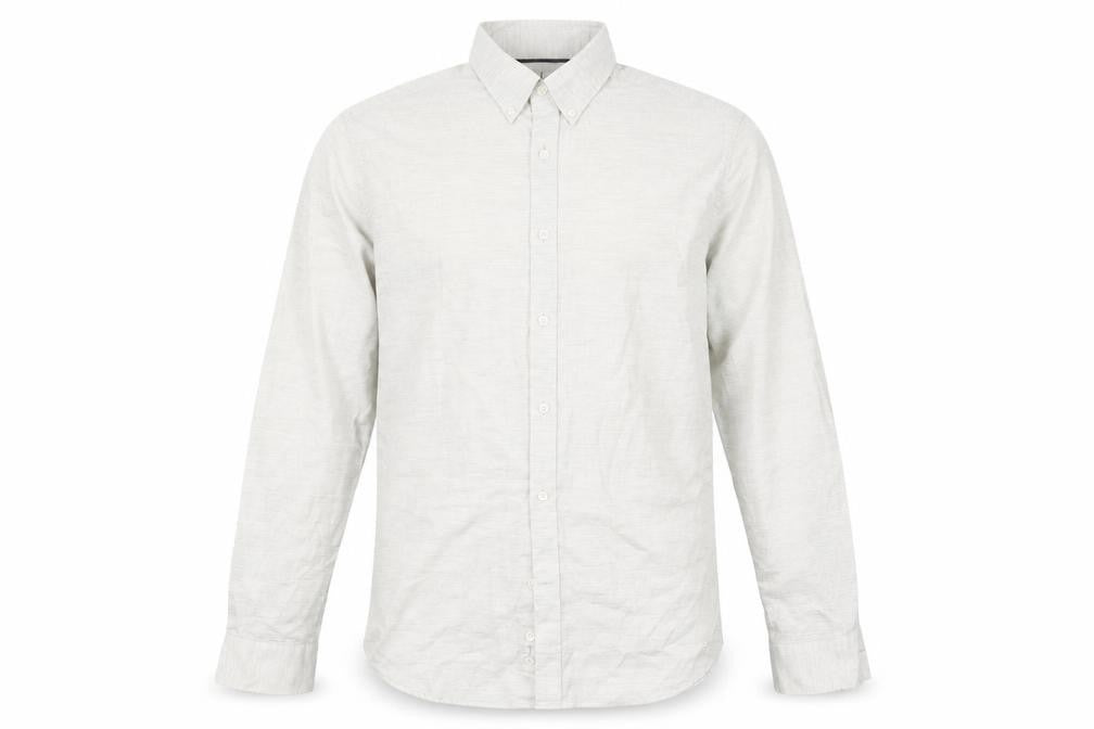 Jasper Conran Men's White Long Sleeve Shirt, M