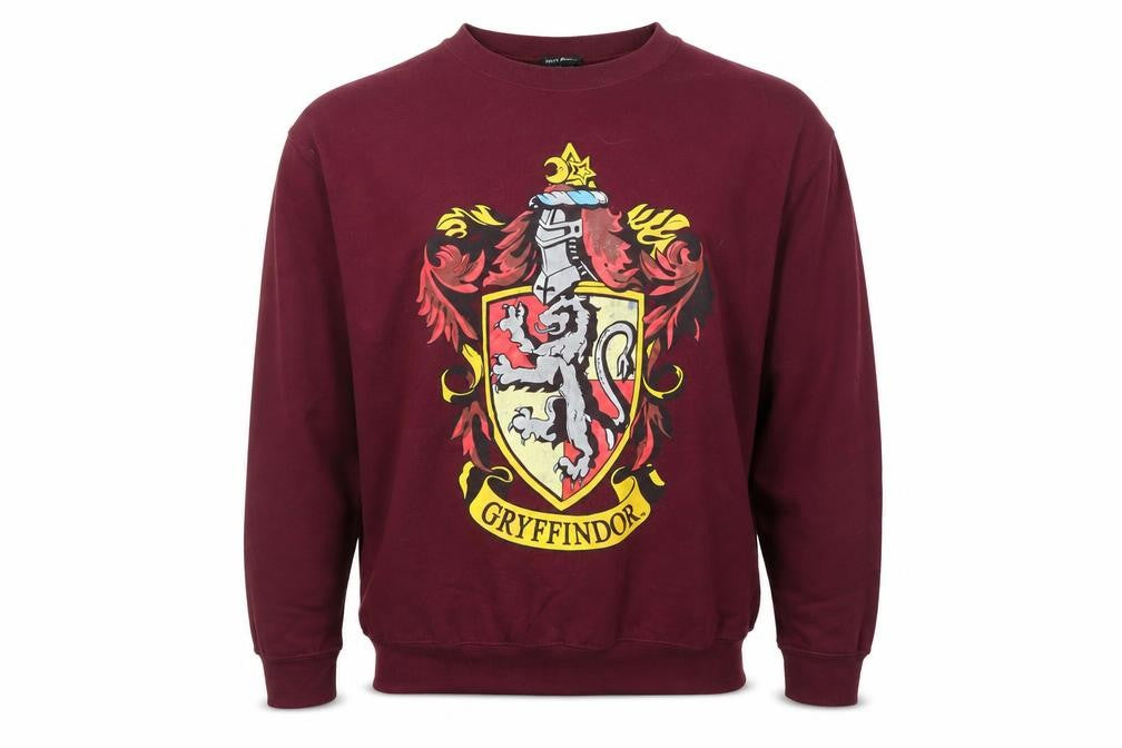 Harry Potter Unisex Adults Red M Gryffindor Sweatshirt