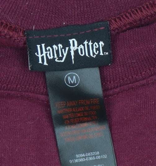 Harry Potter Unisex Adults Red M Gryffindor Sweatshirt