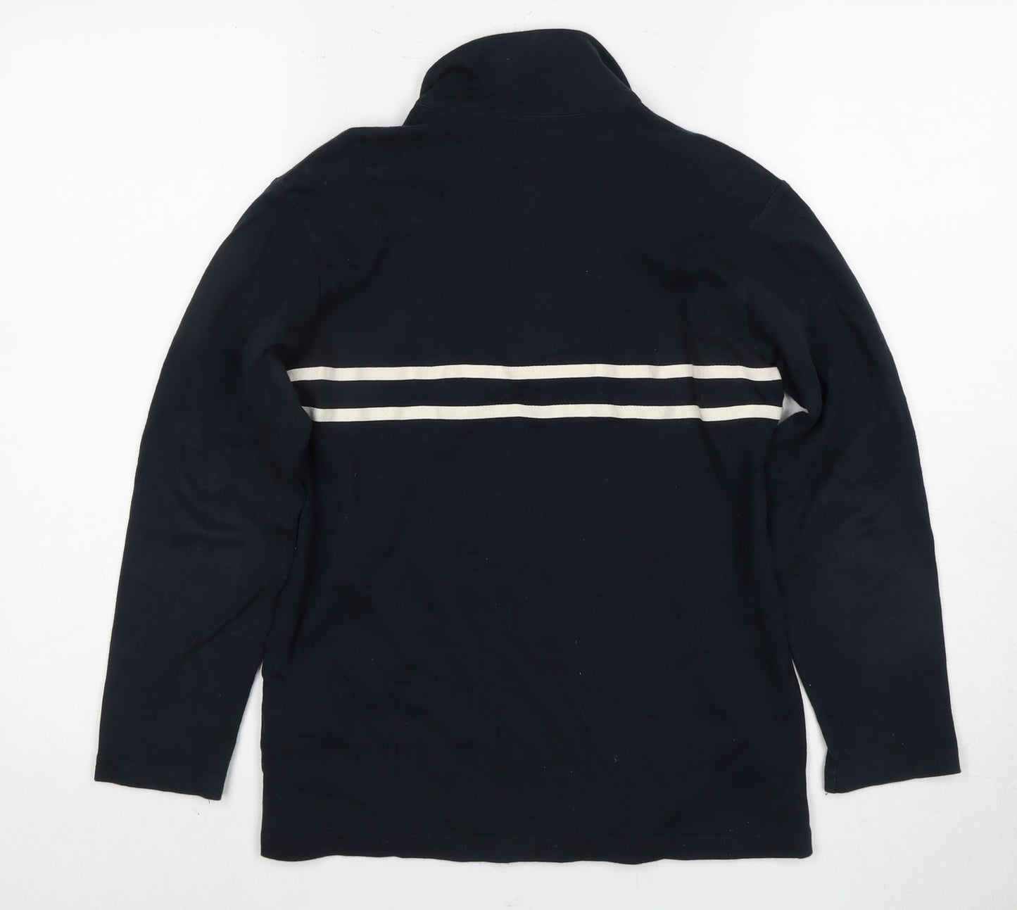 Armani Junior Boys Blue Polo Long Sleeve Top Size 6-7 Years