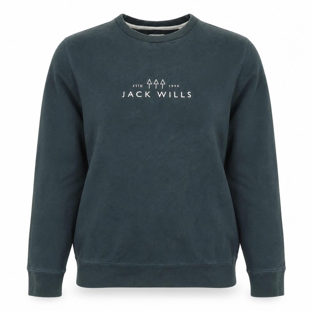 Jack Wills Unisex Green Pullover Sweatshirt L