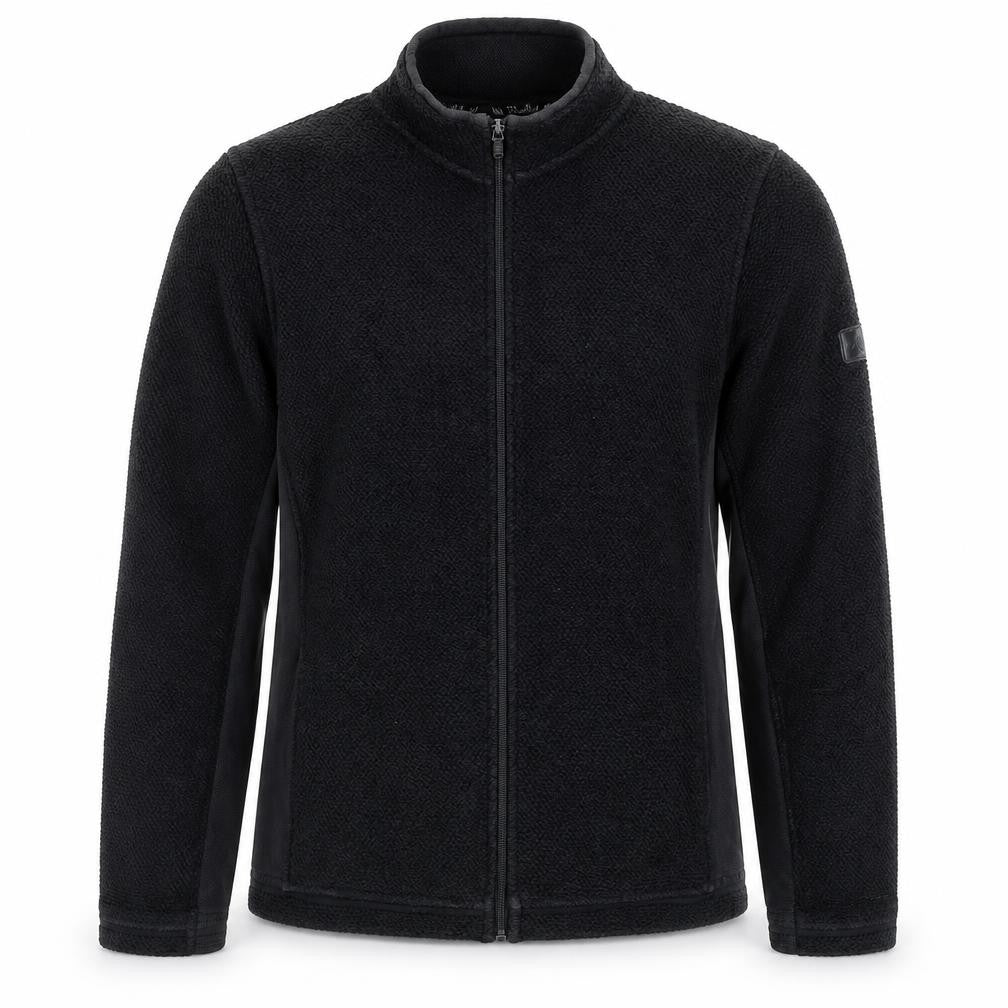 WeirdFish Men's Black Full Zip Sweatshirt M